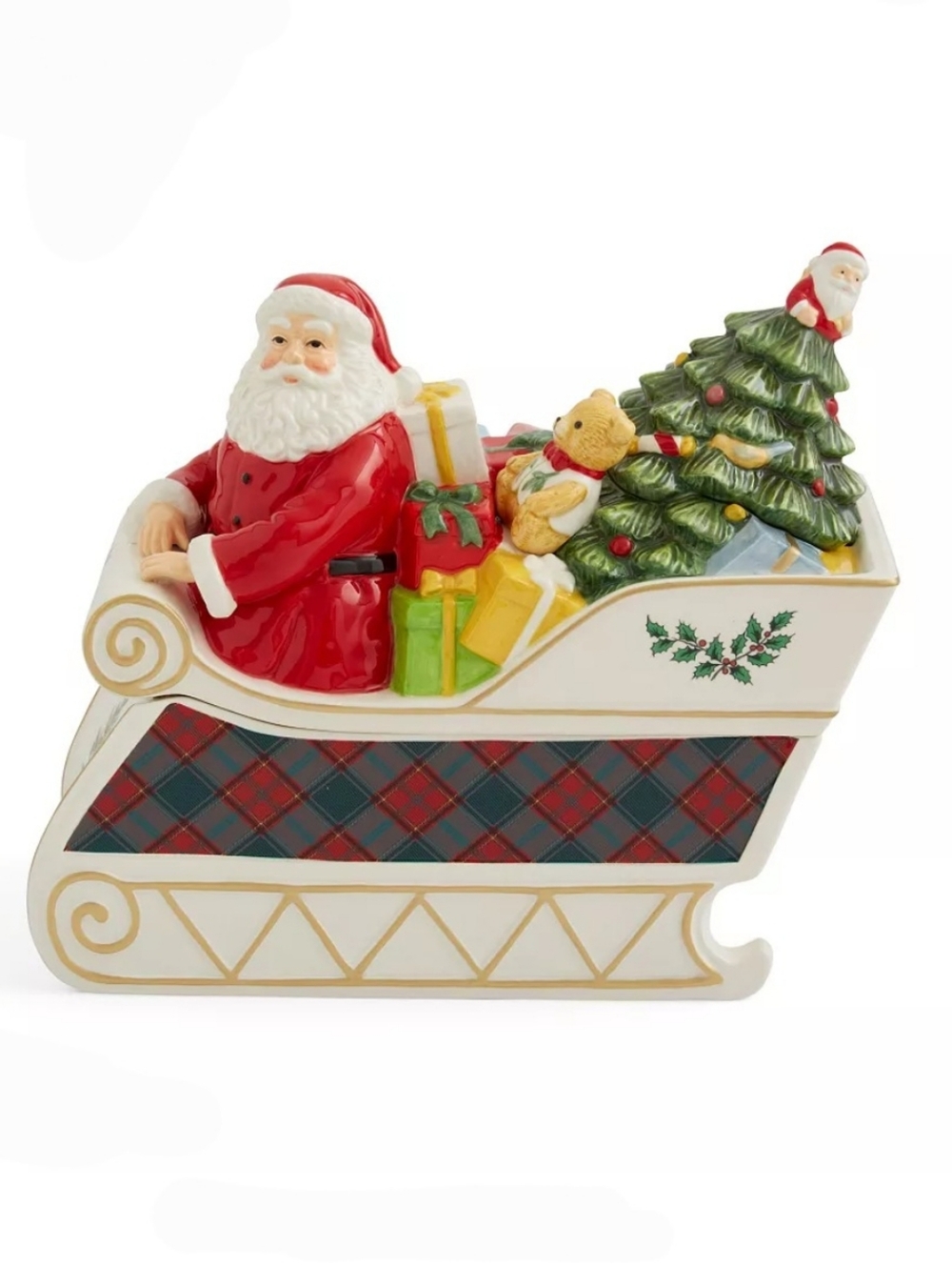 Spode Santa Cookie Jar - Picture 3 of 7